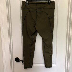 Bass Outdoor BCool Military Green High Waisted Active Leggings BA32P578 Womens L